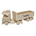 Auto tir z przyczepą + logo